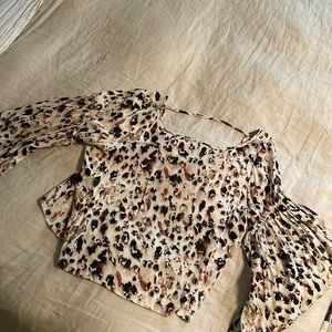 Leopard blouse